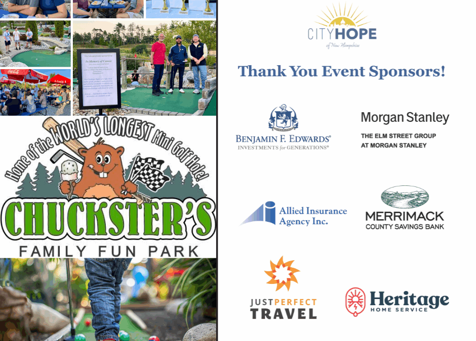 CITYHOPE of NEW HAMPSHIRE’S 2ND ANNUAL MINI-GOLF TOURNAMENT and ONLINE SILENT AUCTION