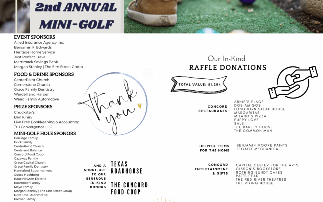 THANK YOU FOR SUPPORTING THE WORK OF CITYHOPE!